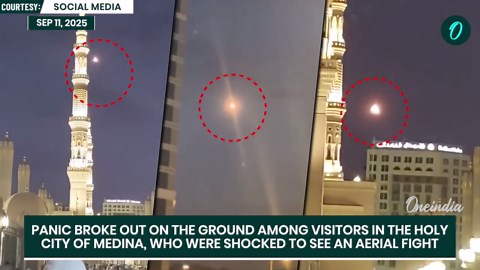 Explosion near Prophet’s Mosque in Medina sparks panic, intercepted projectile under investigation