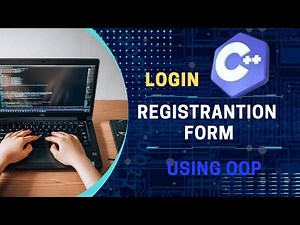 Login and Registration System using C++ | Register New User | Object Oriented Programming C++ - P1