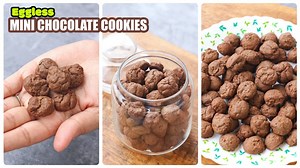 1.5K views · 46 reactions | Mini Chocolate Cookies | Light & Crunchy...