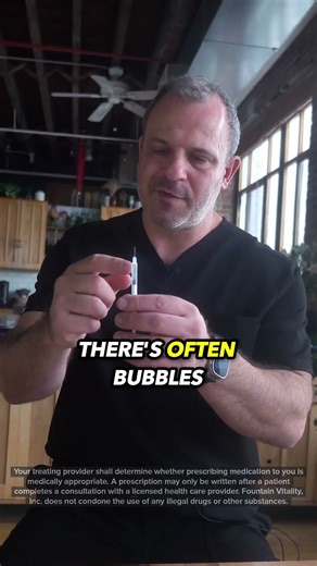 The #1 Trick to Avoid Air Bubbles in Your TRT Shot