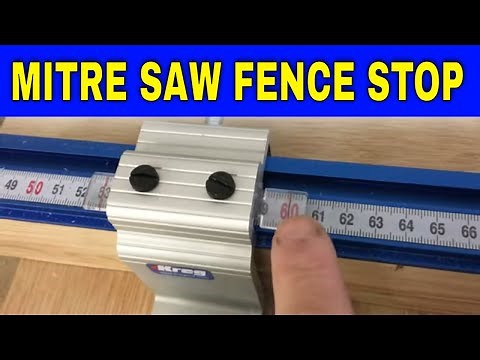 Mitre Saw Fence Stop | KREG Track Overview