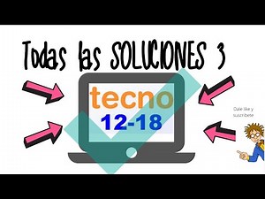 Respuestas Tecno 12-18 Levers 3 [PARTE 3]