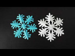 How to make easy Paper Snow flakes