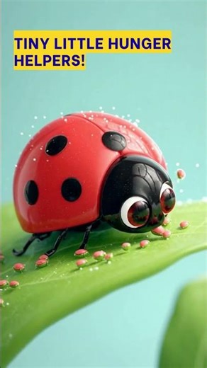 Amazing ladybug fact for kids! #kidslearning #animalfactsforkids #kidsvideo #kids
