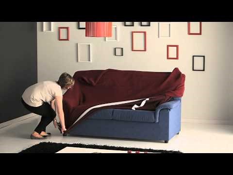 How to Put a Stretch Sofa Cover Easily