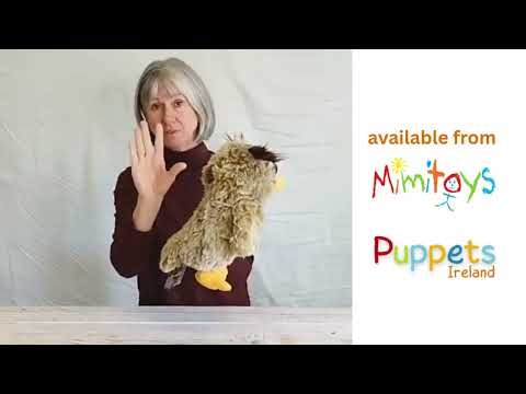 Owl Puppet for Storytime and Play | Eulalie from Living Puppets Hand Puppet