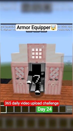 #Armor Equipper 🤯 in Minecraft fully automatic