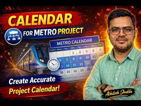 10) How to Create Metro Project Calendar in Primavera P6 | Step-by-Step Guide