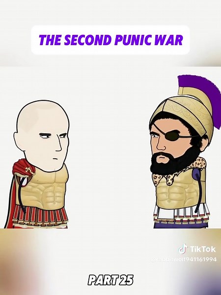The Second Punic War - 25 #foryoupage #history | HistoryTok