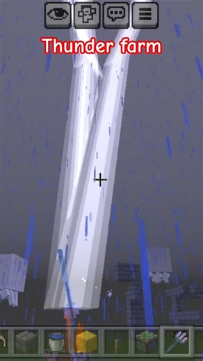 I Created Lightning Machine in Minecraft! ⚡ | Minecraft Shorts