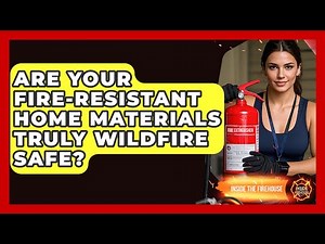 Are Your Fire-resistant Home Materials Truly Wildfire Safe? - Inside the Firehouse