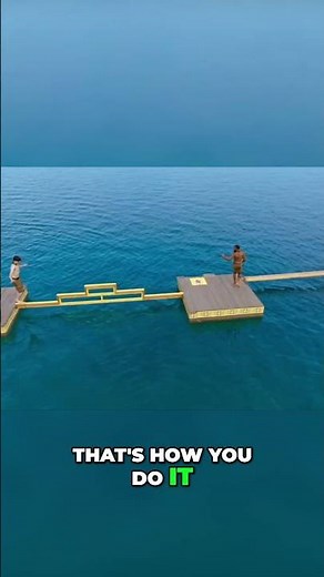 Epic Water Obstacle Course: Wipeouts, Wins & Wild Jumps! #shorts