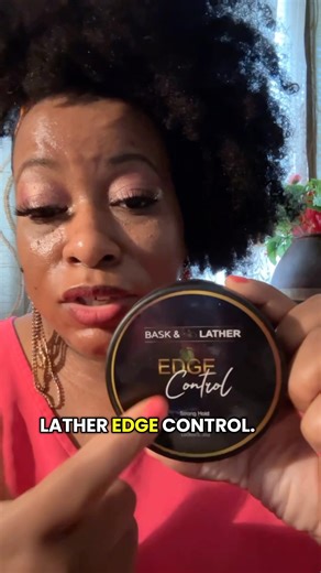 Watch the ‪@baskandlatherco‬ Edge Control in action on my natural hair! 🚫NO flaking or residue!