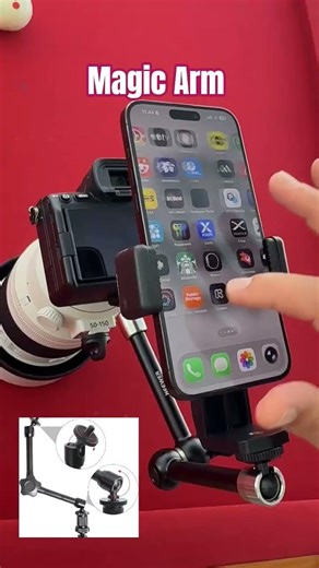👉 Camera Setup Level Up! 🔥 Adjustable Magic Arm Review#mobilesetup #magicarm#camerasetting#ytshorts