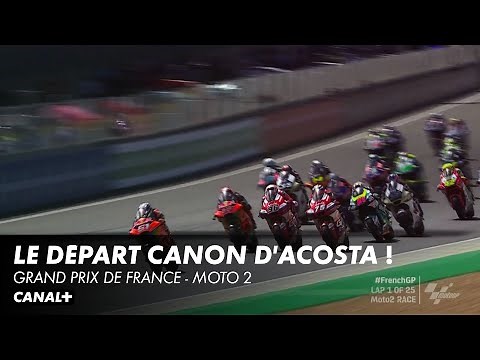 Le départ de la course Moto 2 - Grand Prix de France