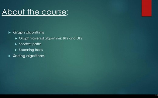 Udemy - algorithms and data structures in python - part 1