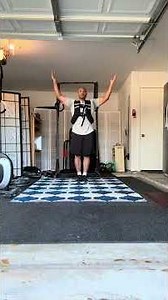 30 lbs vest slow deep squats positives and negatives from different angles #fitover40 #training