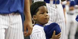 Enjoy these photos of a 3-year-old Vladimir Guerrero Jr. at Olympic Stadium