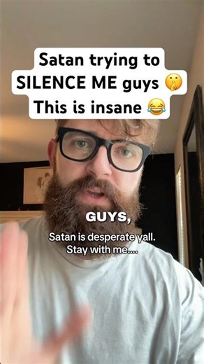 ‼️ Look what satan tried to do to my video 😅 he’s so desperate