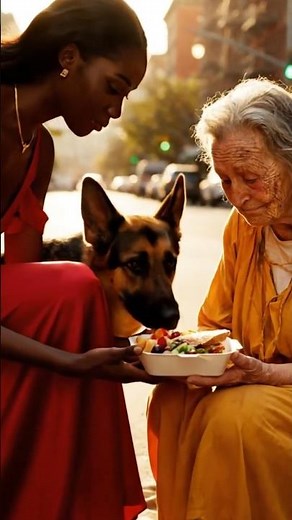 Heart-Touching Justice Story | German Shepherd Dog Saves Old Woman from Nigerian Model’s Misbehavior