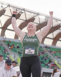 4.7M views · 45K reactions | Women's Shot Put National Champion  Mya Lesnar of Colorado State Track & Field/Cross Country  19.01m (62-4½) #NCAATF | NCAA Track & Field | Facebook
