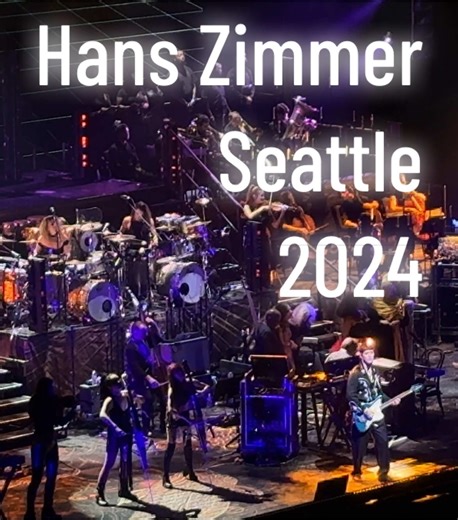 Hans Zimmer live in Seattle 2024- #time #inception #hanszimmer #hanszimmerlive ##@Hans Zimmer #composer #orchestra #music #live #concert