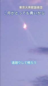♪#月がとっても青いから #東京大衆歌謡楽団