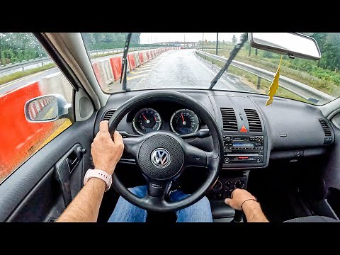 2001 Volkswagen Polo [1.4 I 60HP] | POV Test Drive #1286 Joe Black