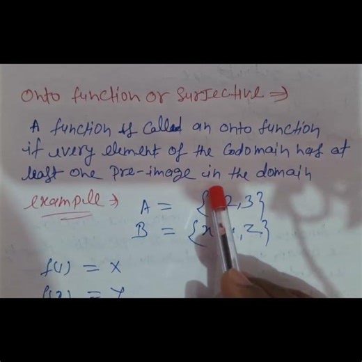 Onto function??class12[Function]#shorts #viral #maths