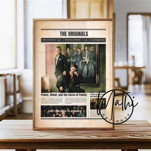 The Originals TV Series Poster: Minimalist Supernatural Drama Show Art (digital & Physical) - Etsy