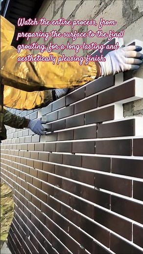 How to Install Clinker Tiles Over Insulation | Exterior Facade Transformation