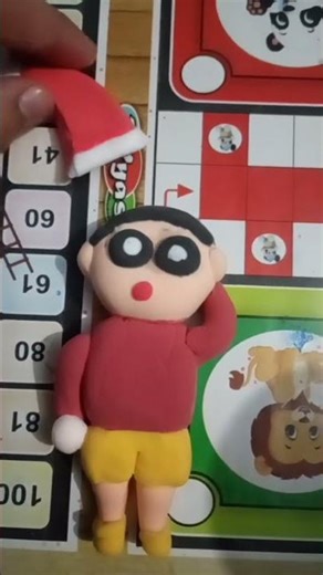 Shin Chan with clay