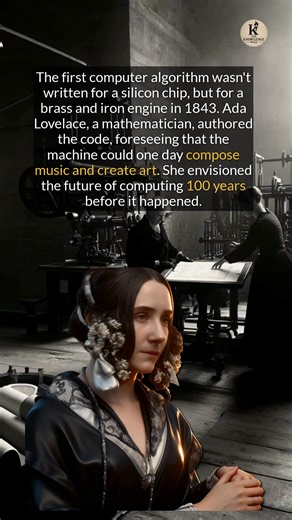 Ada Lovelace wrote the worlds first computer algorithm in 1843. #history #didyouknow #WomenInSTEM | Earthly Wonders