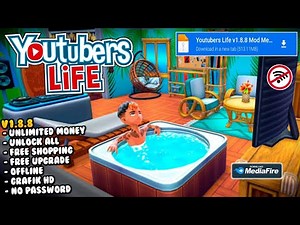 Youtubers Life Mod Apk v1.8.8 Terbaru 2024 Unlimited Money - Game Android Simulasi Terbaik Grafik HD