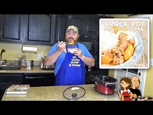 Easy Crock Pot Peach Crumble