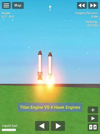 3 Hawk Engines VS Titan Engine