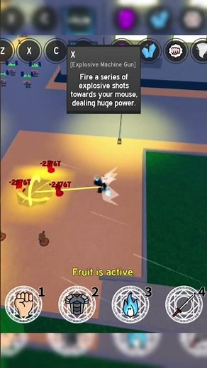 Showcase explosion fruit in anime fighting simulator endless