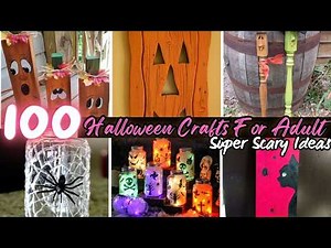 Creepy! ☠️ 2025 Halloween Crafts for Adults Unique DIY Arts and Projects with Dollar Tree