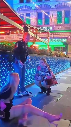 Crazy nightlife in Liverpool uk after midnight #streetparty #uknightlife #vibes #viralshortsl #night