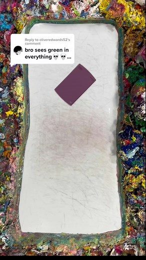 Replying to @oliveredwards52 “Perfect Plum” (color match) #fritzdoesart #asmr #oddlysatisfying #paint #colortheory #oilpaint #fyp #colormatch #painting #mrbeast
