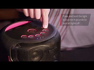 How to Adjust the Light Effects on Sharp PARTY SPEAKER PS-921 | Easy Guide