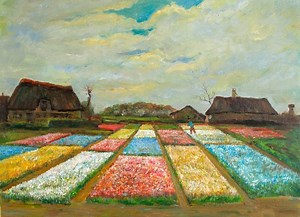 Bulb Fields Van Gogh reproduction | Van Gogh Studio
