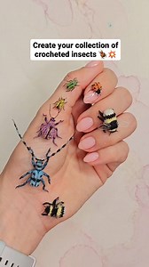 💥 Create your collection of crocheted insects! 💥Just follow my link in the profile description⤴️ to crochet these cool beetles today!🪲 Or do you prefer bumblebees more?🐝 Perhaps ladybugs are your favorites?🐞 Hurry and visit my Etsy page to start crafting your crocheted world! Best wishes, NansyOops #amigurumi #crochetdesign #crochetpattern #crochettoy #crochetbee #amigurumibee #insects #insectlovers #miniaturedollhouse #miniaturetoy #handmadeideas #diycrafts #crochetanimal #beetle #bugs | A