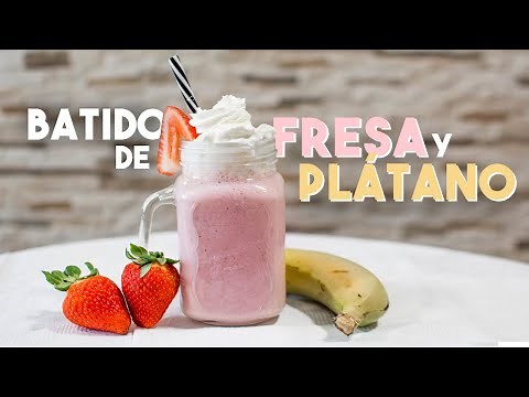 Strawberry and Banana Smoothie 🍓🍌 | in 5 minutes