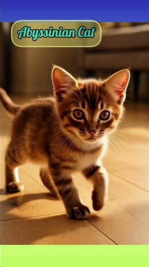 Abyssinian Cat.