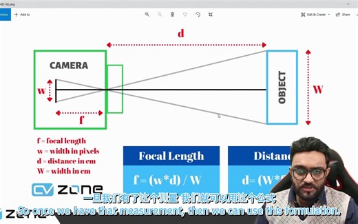 计算机视觉-网络摄像头人脸距离测量