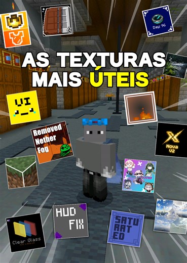 Texturas Úteis para Minecraft Bedrock