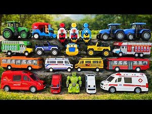 🚓 20+ Amazing Toy Cars & Trucks for Kids | Vehicle Names Learning Video