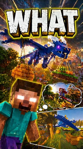 Minecraft: I Made a Dragon Work for Me… WHAT?! 😳#shorts #minecraft #dragon