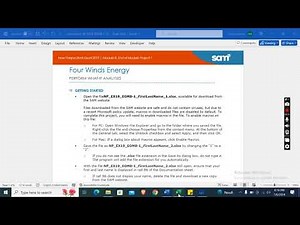 Excel 2019 | Module 8: End of Module Project 1 | Four Winds Energy | PERFORM WHAT #newperspectives